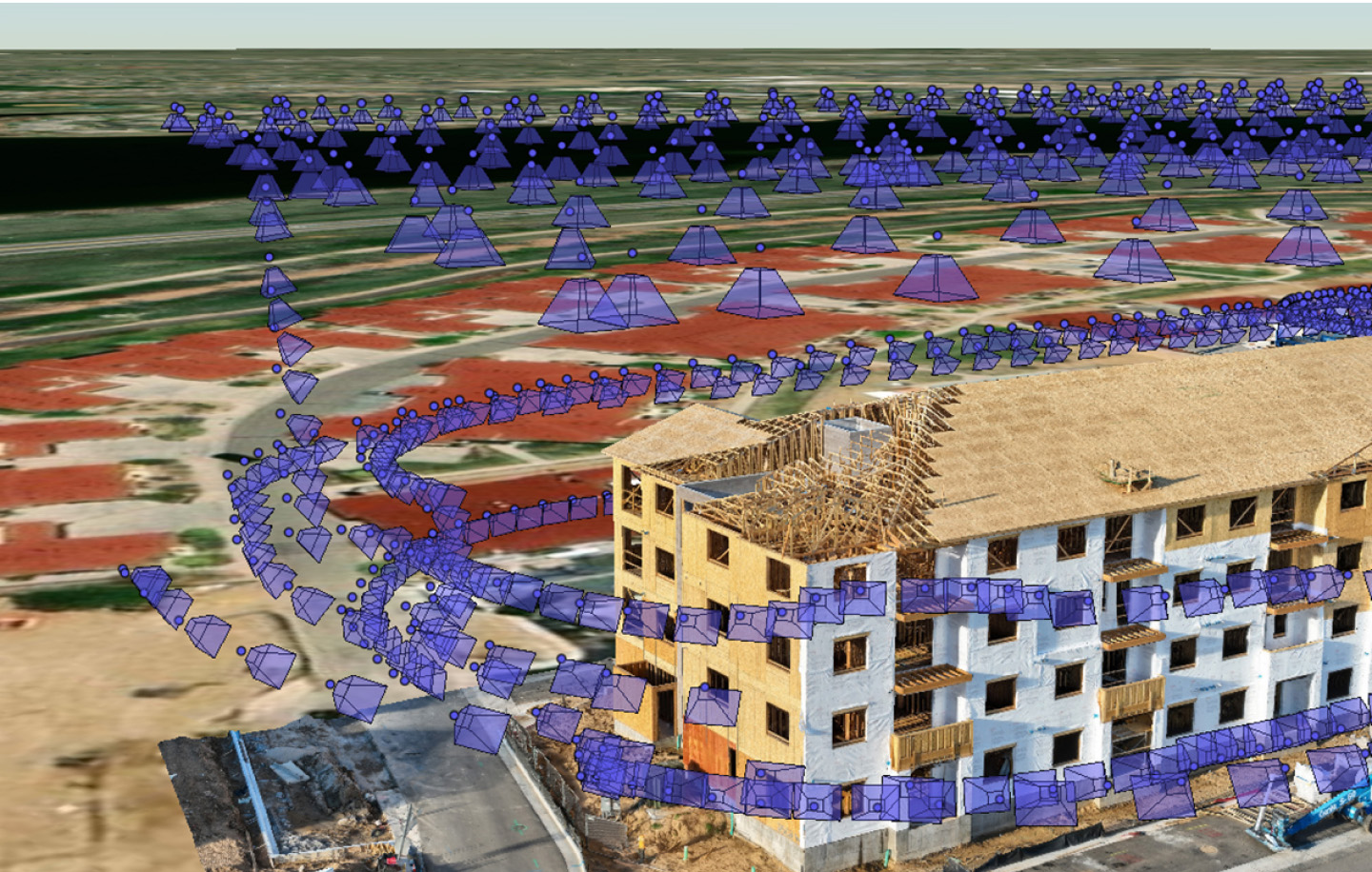 Drone Image Visualization in 3D